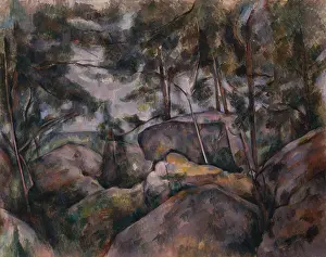 Ambiguous: Rocks in the Forest, by Paul Cezanne