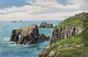 Longships: Rocks and Longships Lighthouse, Land's End, Cornwall