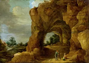 Attributed: Rocky Arch with Figures