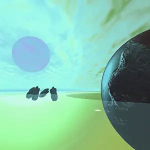 Meteoroid: Rocky asteroids are caught in the ring system surrounding ?