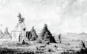 Teepee: Rocky Mountain Indian Encampment