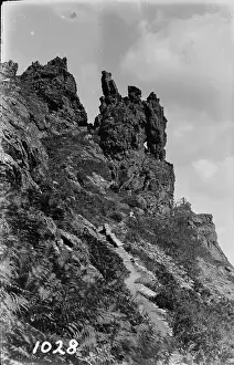 Steep: Rocky Outcrop on a Mountain Trail