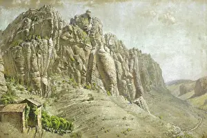 Outcrops: Rocky outcrops and valleys in the Dordoyne
