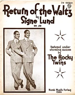 Twenties Style: The Rocky Twins in smart suits