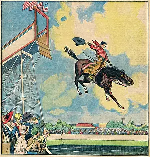 Rodeo: RODEO RIDER'S LEAP