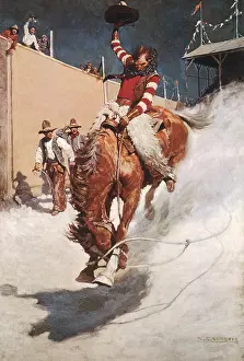 Bronco: Rodeo Riding Cowboy