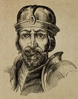 Legendary: Roderic (died 711 or 712). Visigothic King of Hispania