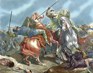 Berbers: Roderic. Visigoth king (709-711)