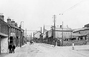 Rodley: Rodley Tram Terminus early 1900s