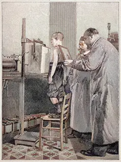 Roentgen: Roentgen x-rays a patient 1896