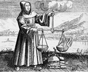 1200s: Roger Bacon Conducting An Experiment