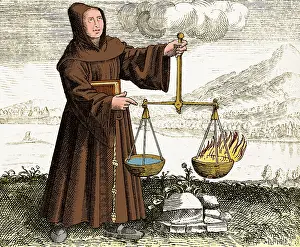 Weights: Roger Bacon Conducting Experiment