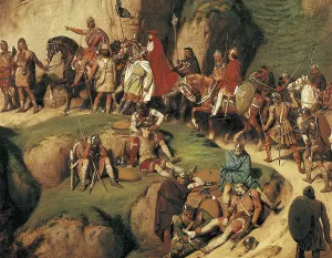 Decease: ROGER, Eugene (1807 - 1840). Charlemagne crossing