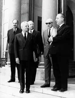 Broglie: Roger Frey, Pierre Messmer, Jean Foyer, Broglie, Dumas