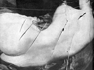 The Rokeby Venus before restoration