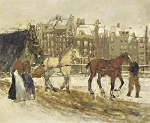Plein: The Rokin, Amsterdam, by George Hendrik Breitner