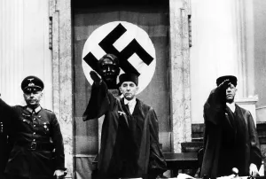 Procedure: Roland Freisler at a trial of the assassination