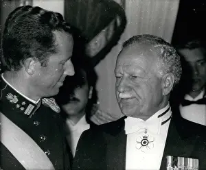 Baudouin: Roland Michener of Canada with King Baudouin