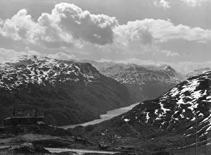 Odda: Roldal Lake from the top of the Selje Pass, Norway