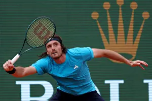 Stefanos: Rolex Monte-Carlo Masters - Day Two