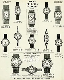 Timepiece: Rolex precision watches 1937