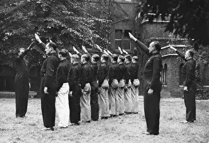 Blackshirts: Roll call at the BUF headquarters in London, 1930s