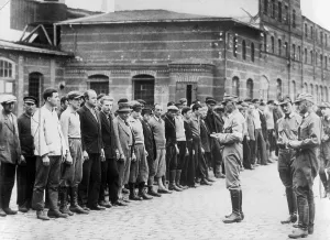 Oranienburg: Roll Call at the Concentration Camp in Oranienburg, 1933