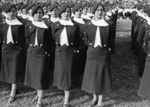 Belonging: Roll call of Italian young pacifists in a stadium, 1937