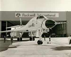 0158: Roll-out of the first Rockwell B-1A 74-0158