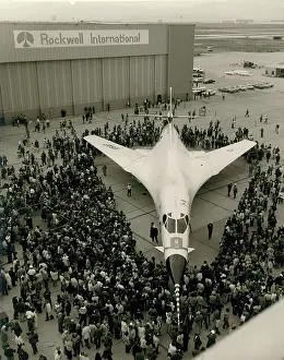 Roll-out of the first Rockwell B-1A 74-0158