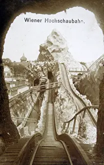 Coaster: Roller coaster in Prater 1919