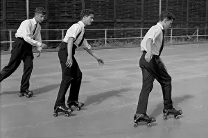 Rink: Roller skaters at Deal, Kent