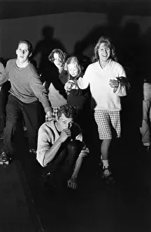 Crouched: ROLLER-SKATING IN BATH