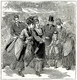 Brompton: Roller skating in Brompton 1874