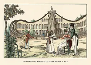 Rollercoaster: The rollercoaster in Jardin Beaujon, Paris, 1817