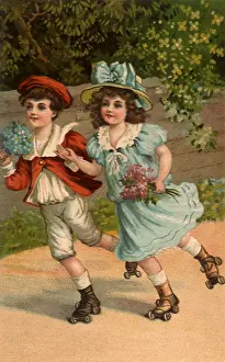 Rollerskating: Rollerskating Children