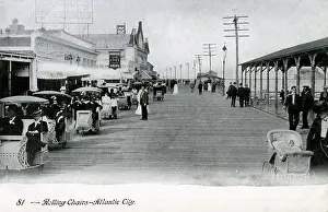 Boardwalk: Rolling Chairs on the Boardwalk, Atlantic City, New Jersey