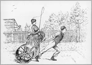 Correctly: ROLLING THE LAWN
