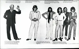 Neither: The Rolling Stones and Edward Heath in hotel advert