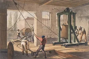 Transatlantic: Rolls of cable at Gutta-percha (rubber) Works