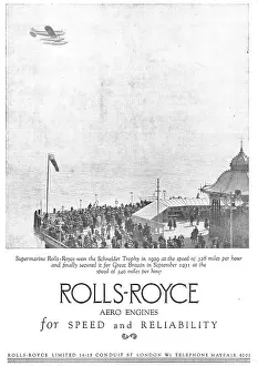 Rolls-Royce Aero Engine Powers 1931 Schneider Trophy Winner