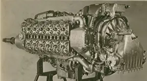 Piston: Rolls Royce Eagle H-type 24-cylinder piston engine