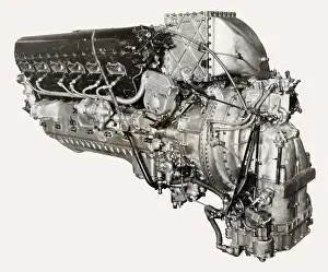 Aero Engine: Rolls-Royce Merlin 61 Piston-Engine