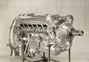 Merlin: Rolls Royce Merlin 620 civil engine Starboard front quarter