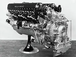 Rolls-Royce Merlin X / 10 Supercharged Piston Aero-Engine