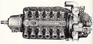 Cooled: Rolls-Royce Pennine 24-cylinder, air-cooled, X-block