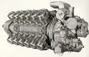 Cooled: Rolls-Royce Pennine 24-cylinder, air-cooled, X-block