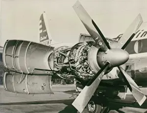 Turboprop: Rolls-Royce RB53 Dart turboprop installation