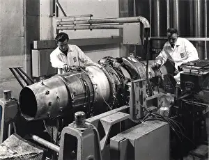 Turbojet: Rolls-Royce Viper 600 turbojet prior to its first run