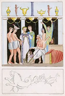 Rehearses: ROMAN ACTORS PREPARE
